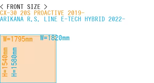 #CX-30 20S PROACTIVE 2019- + ARIKANA R.S. LINE E-TECH HYBRID 2022-